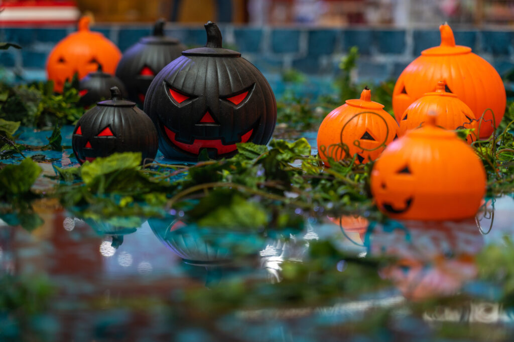 Get in the Halloween spirit by decorating your pool! get in the halloween spirit by decorating your pool with peek pools & spas