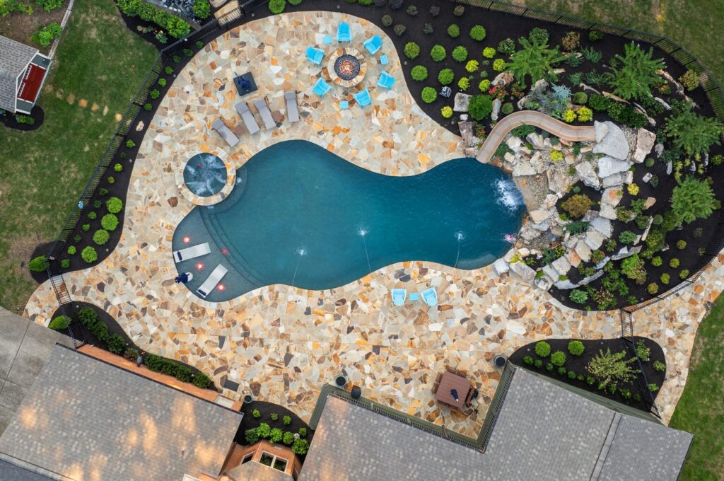 Natural Oasis Project Custom Pool