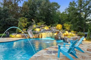 Custom Pool & Outdoor Kitchen Portfolio Natural Oasis Project Custom Pool