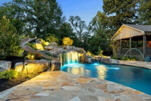 Custom Pool & Outdoor Kitchen Portfolio Natural Oasis Project Custom Pool