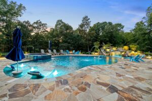 Custom Pool & Outdoor Kitchen Portfolio Natural Oasis Project Custom Pool