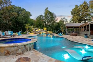 Custom Pool & Outdoor Kitchen Portfolio Natural Oasis Project Custom Pool