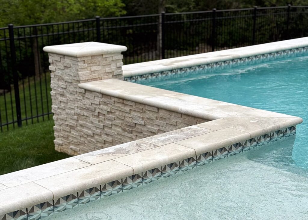 pool on hill