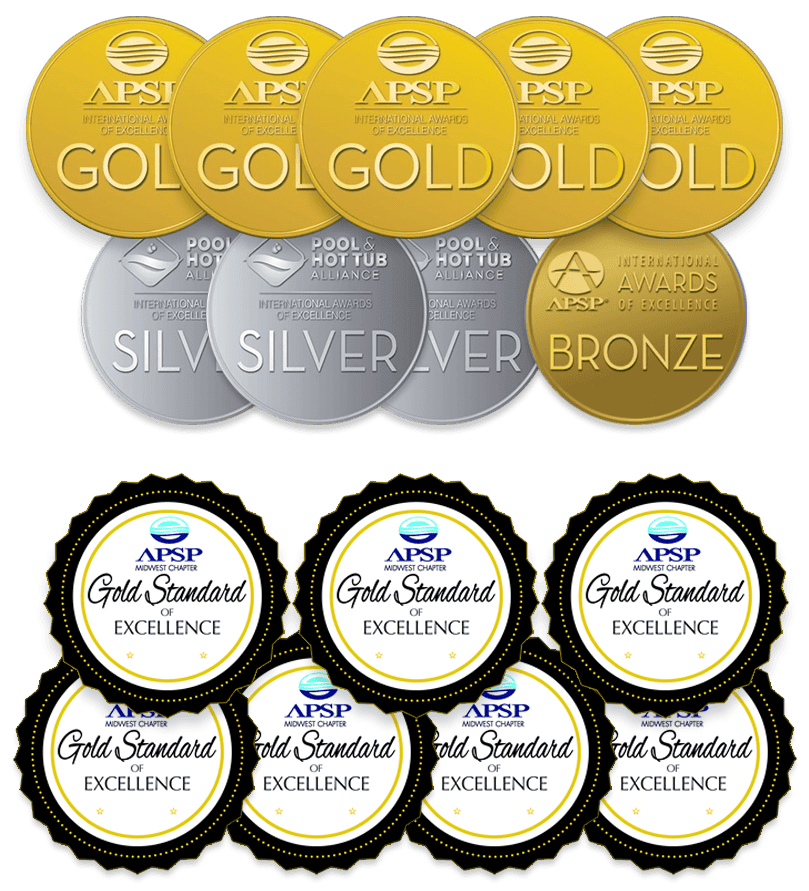 PHTA and APSP awards for Peek Pools